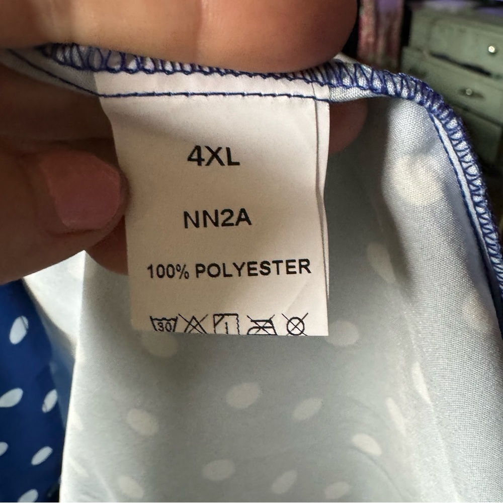 Plus polka dot dress 4x - Picture 2 of 5